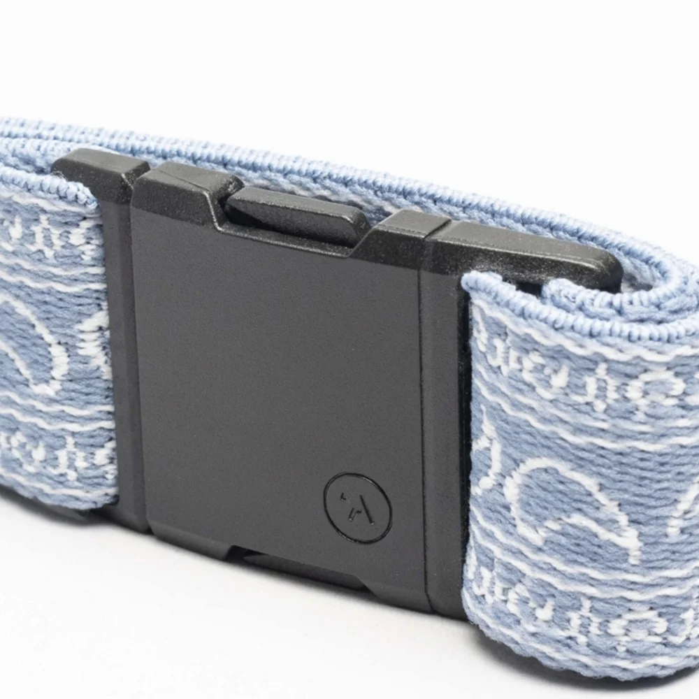 Arcade Light Blue Patterned Belt - Picture 3 of 6